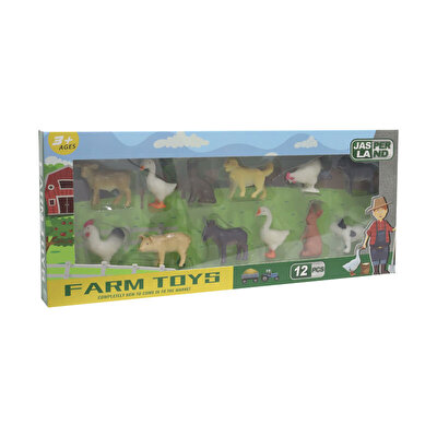 Farm Toys 12 Parça Çiftlik Hayvan Seti