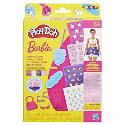 Play Doh Barbie Designer Desen Paketi Hamur Oyun Seti Sparkles & Gems G1364