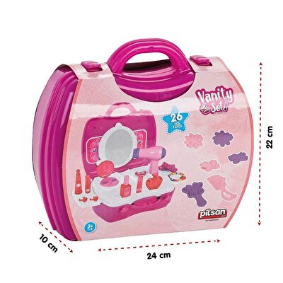 Pilsan Aksesuarlı Çantalı Makyaj Seti 21 Parça