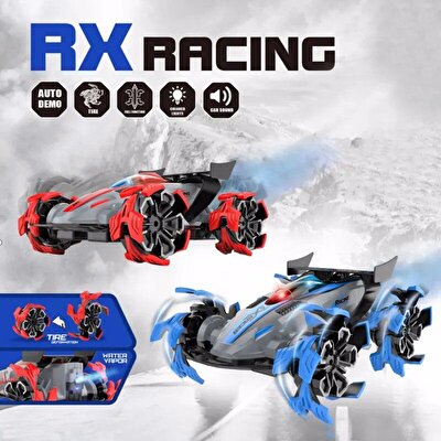 Rc Uzaktan Kumandalı Dumanlı Şarjlı Kırmızı Racing Araba