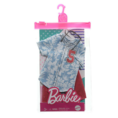 Barbie Ken Bebek Kıyafet Koleksiyonu Kırmızı Şort GRC75