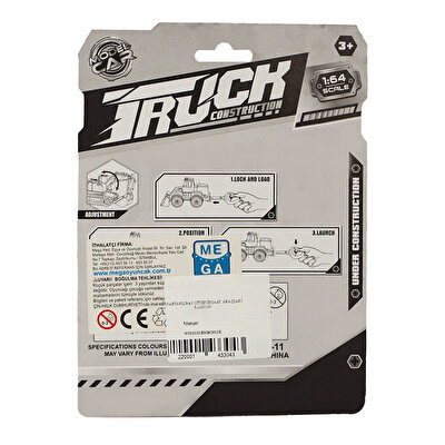 Anahtarlı Bas Gitsin İnşaat Araçları Kamyon