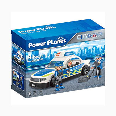 Power Planet City Polis Arabası Yapı Seti