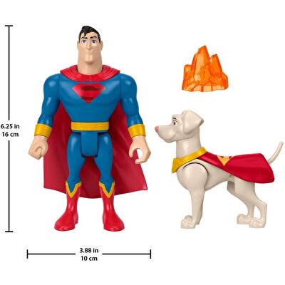 Fisher Price DC League Of Super Pets Superman ve Krypto HGL02