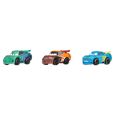 Cars Mini Karakter Arabalar Üçlü Paket JBH23