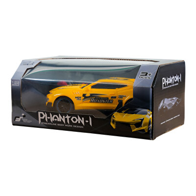 Full Fonksiyon Pilli 1:22 Ölçek Uzaktan Kumandalı Sarı Araba