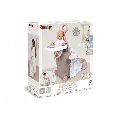 Smoby Baby Nurse 3'ü 1 Arada Seyahat Seti