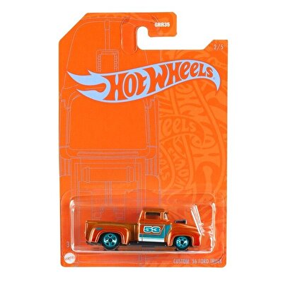 Hot Wheels Mavi ve Parlak Arabalar Custom '56 Ford Truck GRR37