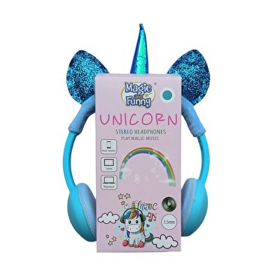 Unicorn Mikrofonlu Kulaklık Turkuaz
