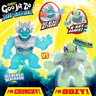 Goojıtzu Deep Sea İkili Paket Ice Blast Blazagon vs Horriglow
