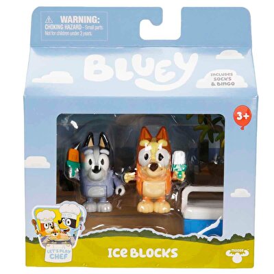 Bluey 2’li Aksesuarlı Figür Seti Ice Blocks