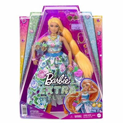 Barbie Extra Fancy Çiçekli Kostümlü Bebek HHN14