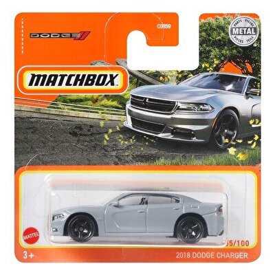 Matchbox Tekli Arabalar 2018 Dodge Charger Gri GXM73