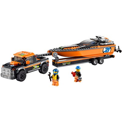 LEGO® City 4x4 with Powerboat