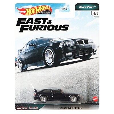 Hot Wheels Hızlı ve Öfkeli 1:64 Premium Arabalar BMW M3 E36 GPK53