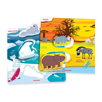 Clementoni Oyna ve Öğren - Nerede Yaşarlar