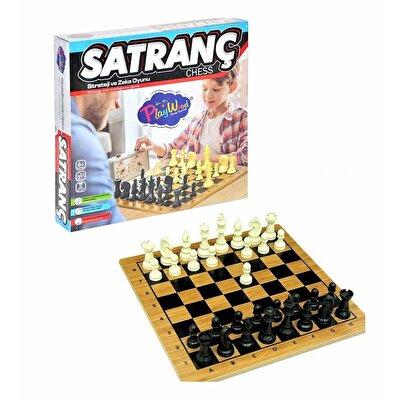 Playwood Ahşap Satranç Oyunu