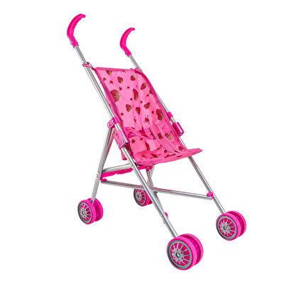 Baston Metal Puset Gri Fuşya