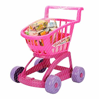 Market Alışveriş Arabası Pembe