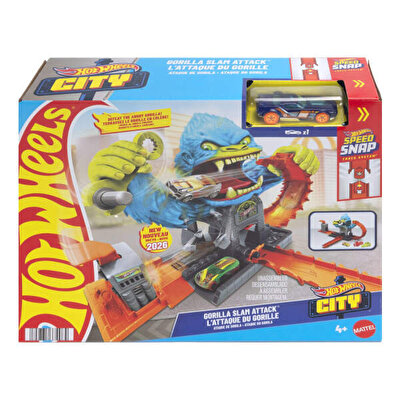 Hot Wheels City Gorilla Slam Attack Oyun Seti JHL92