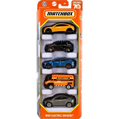 Matchbox Beşli Araba Seti Mbx Mbx Electric Drivers HKY20