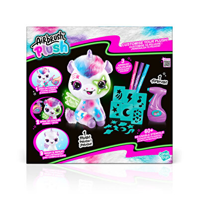 Airbrush Plush Karanlıkta Parlayan Unicorn