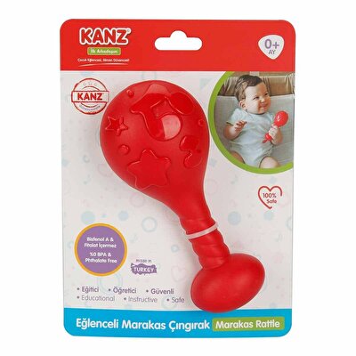 Marakas Çıngırak Kırmızı