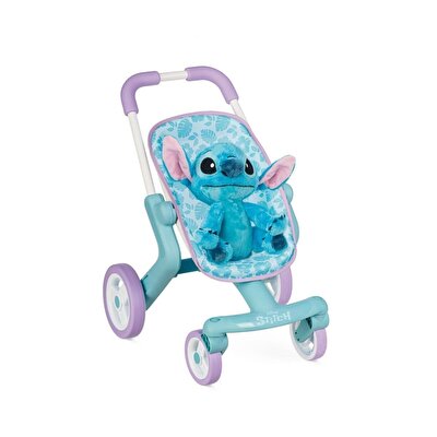 Smoby Stitch Bebek Arabası ve Peluş Oyuncak 25 Cm