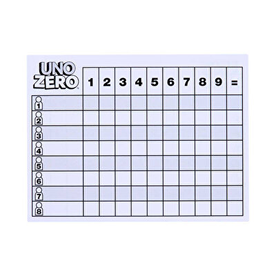 UNO Zero Kartlar JHH48