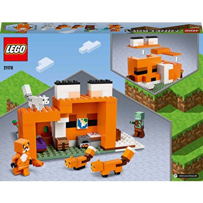 LEGO® Minecraft Tilki Kulübesi 21178