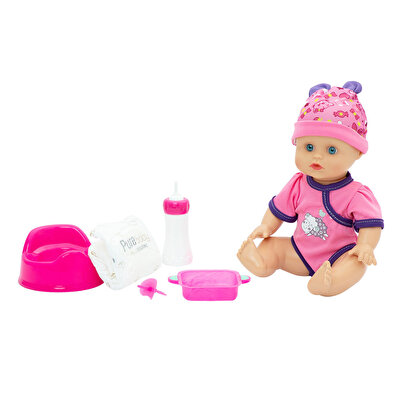 Baby Luna Altını Islatan Bebek Pembe Tulumlu