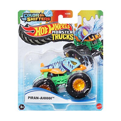 Hot Wheels Monster Trucks Renk Değiştiren Araçlar Piran-Ahhh JDV93