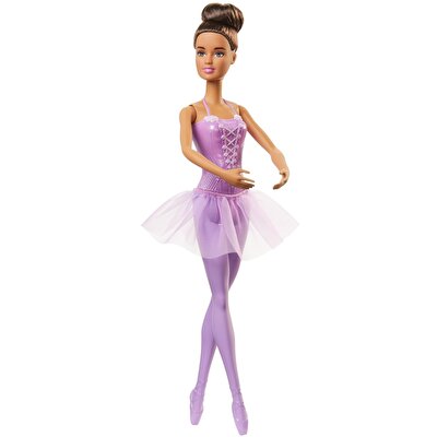 Barbie Balerin Bebekler Siyah Saçlı GJL60