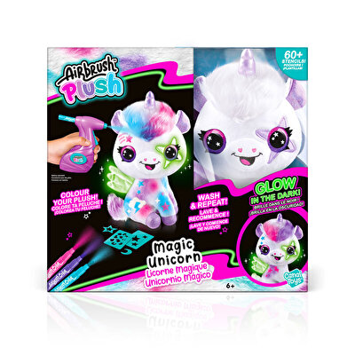 Airbrush Plush Karanlıkta Parlayan Unicorn