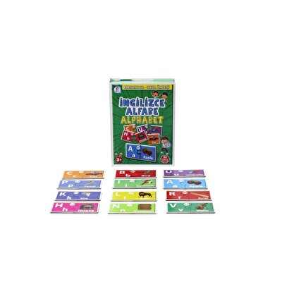 İngilizce Eğitim Alfabe Kartları