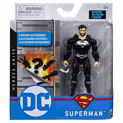DC Siyah Superman Aksiyon Figür 10 cm.
