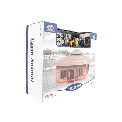Farm Animal Dev Çiftlik Evi ve Aksesuarlı Oyun Seti