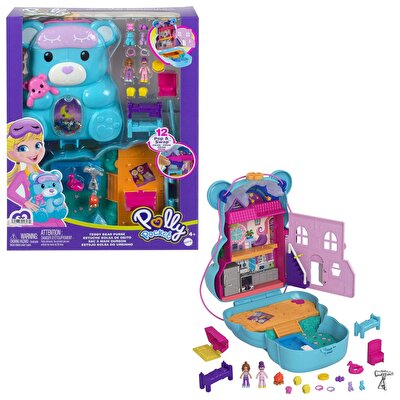 Polly Pocket Çanta Olabilen Micro Oyun Setleri Teddy Bear HGC39