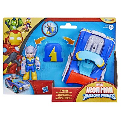 Marvel: Iron Man And His Awesome Friends Thor Thunder Roadracer Aracı G2692