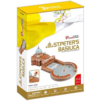 Cubic Fun 3D Puzzle 144 Parça St. Peters Basilica Vatikan İtalya