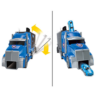 Taşınabilir Kamyonlu Polis Seti  666-02G