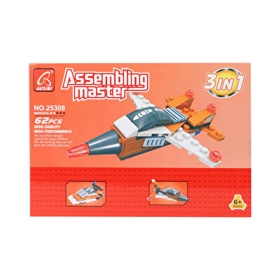 Ausini Assembling Hava Aracı Seti  62 Parça
