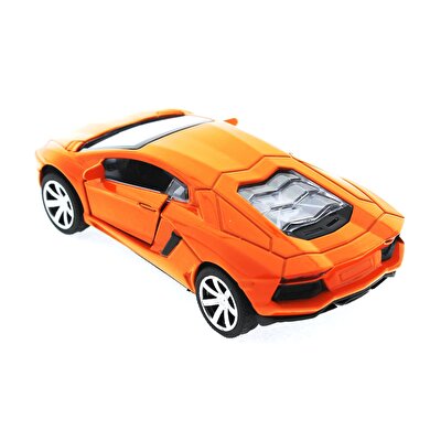 Diecast Sesli Işıklı Arabalar - Turuncu Lamborghini