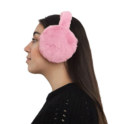 Peluş Kulaklık Pembe