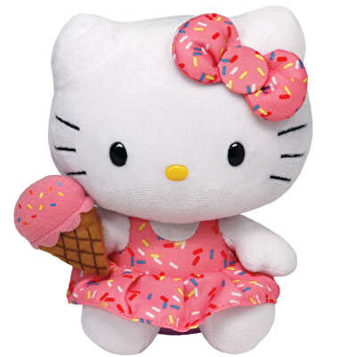 TY Beanie Babies Hello Kitty Dondurma Peluş 15 cm