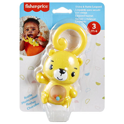 Fisher Price Eğlenceli Dostlar Dişlik ve Çıngıraklar Shake Rattle Leopard HKD71