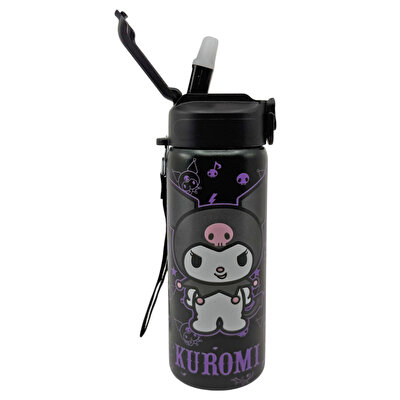 Kuromi Çelik Siyah Matara 600 Ml