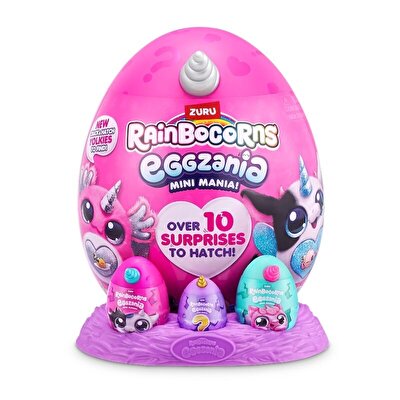 Rainbocorns Mini Eggzania Sürpriz Peluş Beyaz Boynuz