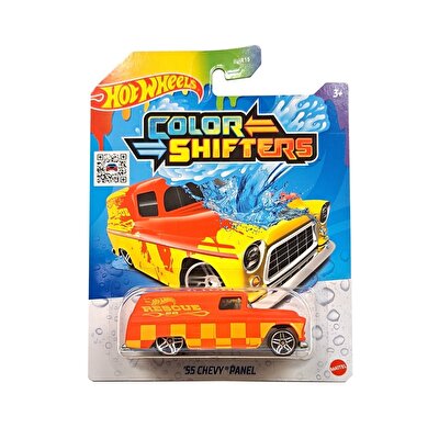 Hot Wheels 1:64 Renk Değiştiren Arabalar 55 Chevy Panel Van BHR17