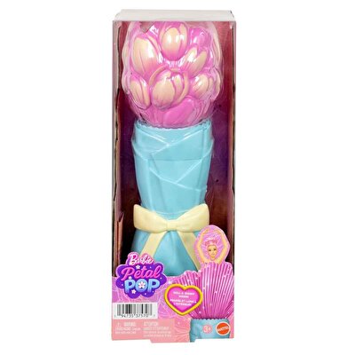 Barbie Petal Pop Lale Elbiseli Bebek JMF57